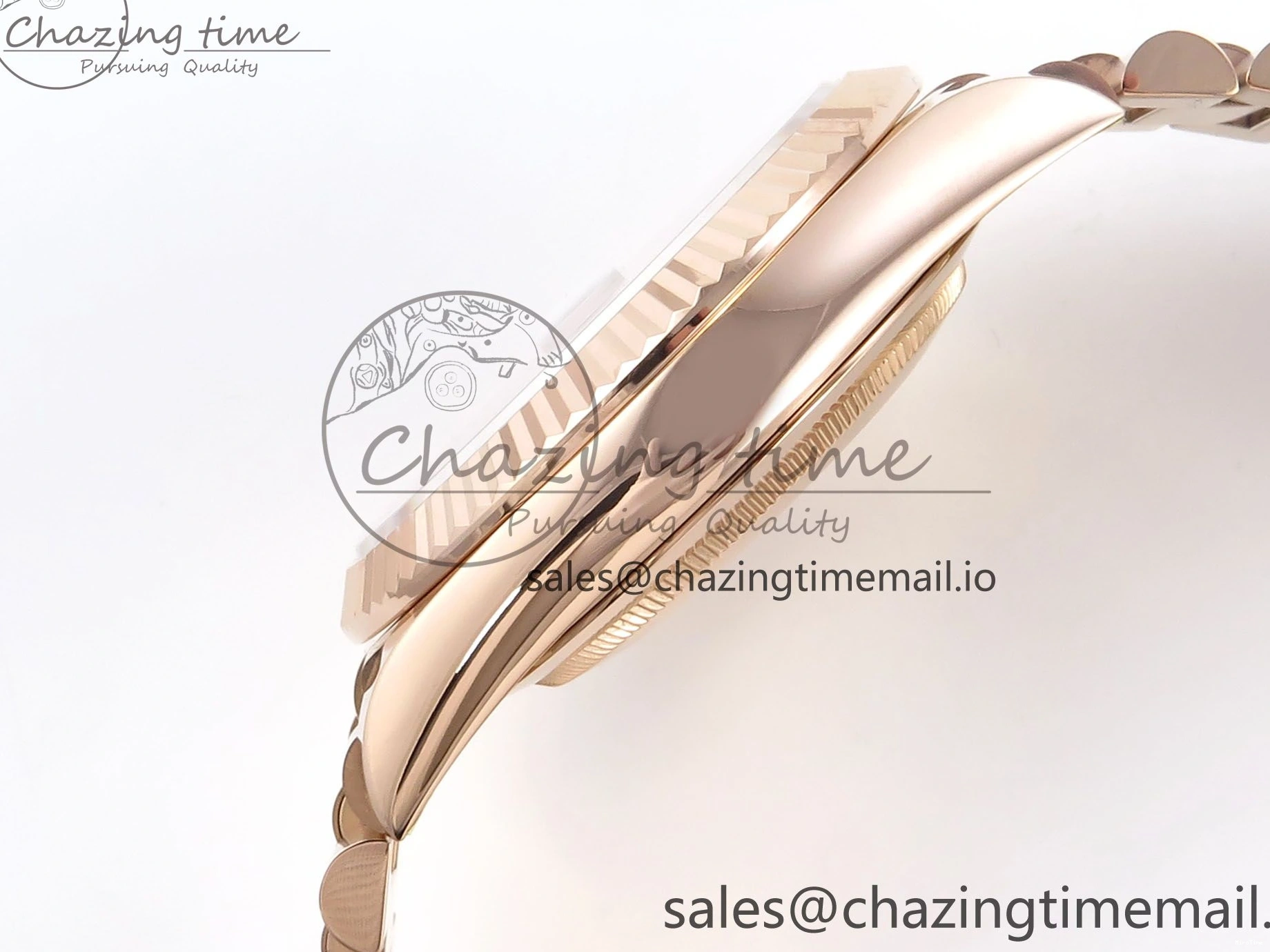 MiroTime 0119 Day Date 40 RG 228235 Noob 1:1 Best Edition Brown Roman Dial on President Bracelet A2836 (Gain Weight) UrbanChic 794